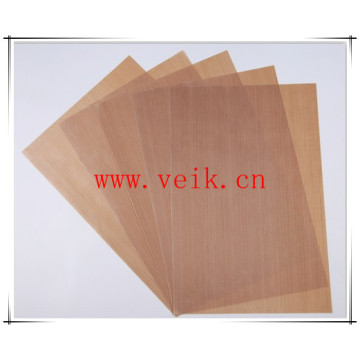 China barbecue grill cloth ptfe fiberglass fabric free of PFOA with FDA approveat at different thickness